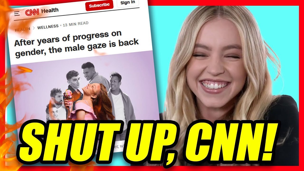 CNN is Angry 'The Male Gaze' Returned! TRADWIVES and SYDNEY SWEENEY are Blamed?! | Clownfish TV