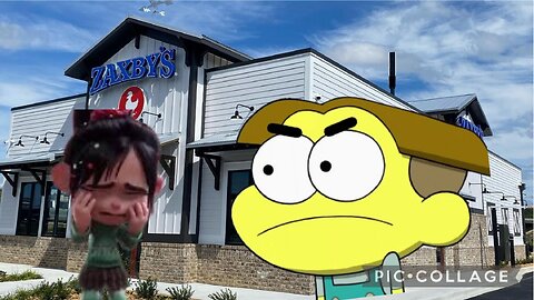 Vanellope misbehave at Zaxby's