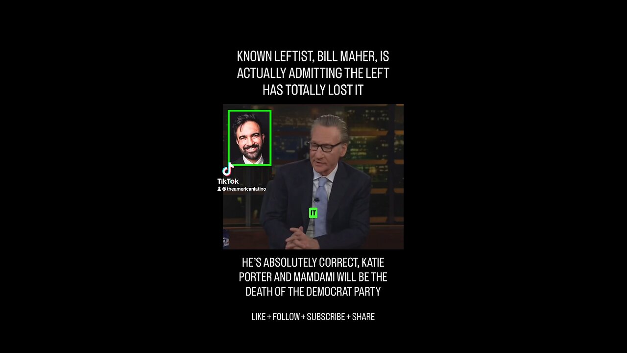 BILL MAHER DECLARES THE LEFT HAS LOST IT