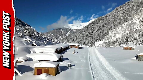 Stunning winter wonderland as snow covers Turkey's Mountains