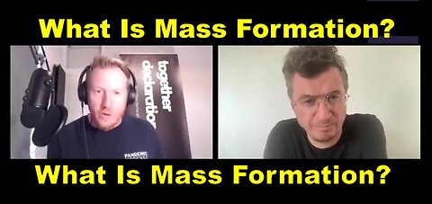 Proff. Mattias Desmet Mass Formation Mass Hypnosis Mass Psychosis Pt 12 [Sept 21, 2022]