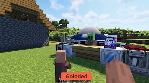 Part [3]-Minecraft Villager's Epic Golden Ball Run: Facing Terrifying Mods