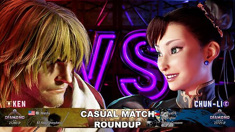 Kuya Kalbo SF6 Casual Match Roundup. Chun Li 4 star Diamond Rank [Hori Fight Stick]