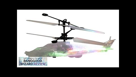 Gesture Sensing Smart Levitation Led Light Altitude Hold Transparent RC Helicopter Kids Review