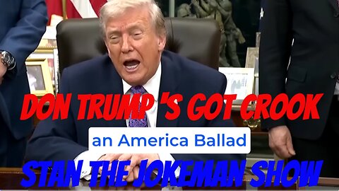 Don Trump 's Got Crook an American Ballad 100% Re-Mastered Performed LIVE