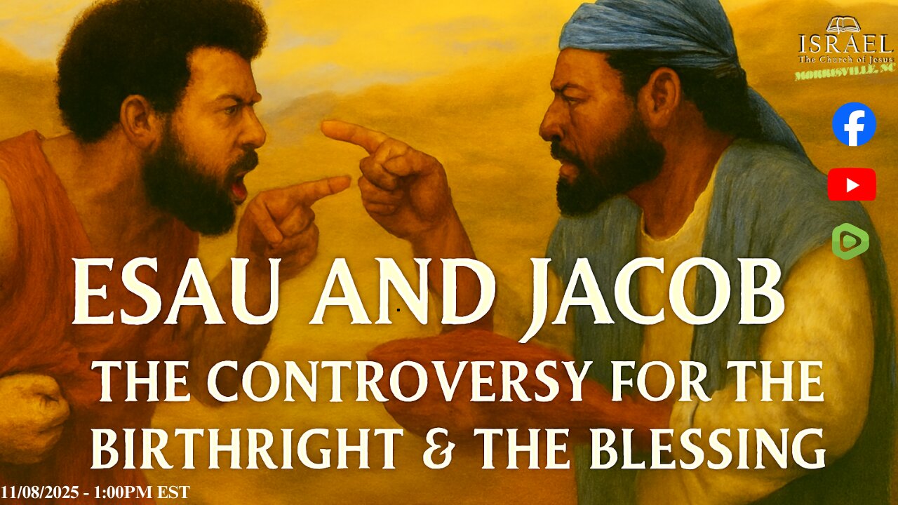 Esau and Jacob: The Controversy for the Birthright & the Blessing