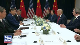 President Trump and Xi Jinping meeting