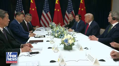 President Trump and Xi Jinping meeting
