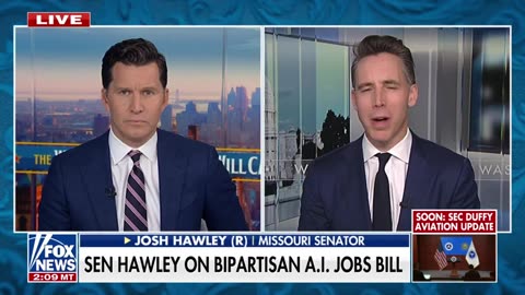Sen Josh Hawley: AI Needs To HELP American Workers, Not Take Their Jobs