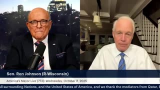 Senator Ron Johnson on America's Mayor Live with Rudy Giuliani 10.8.25