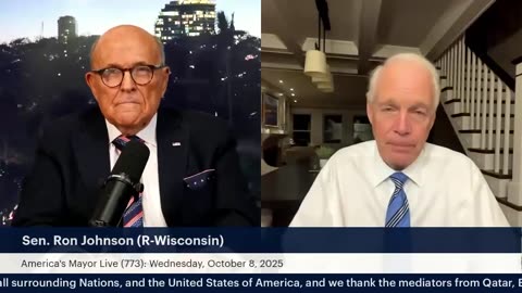 Senator Ron Johnson on America's Mayor Live with Rudy Giuliani 10.8.25