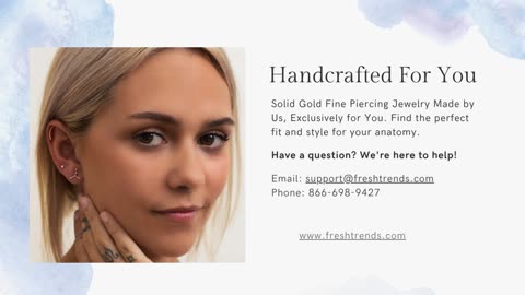 Shop Fine Piercing Jewelry Online: Elegant Nose Rings & Earrings
