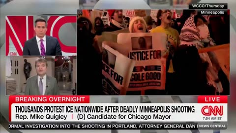 Illinois Democrat Mike Quigley denies that Democrats encourage violence against ICE.