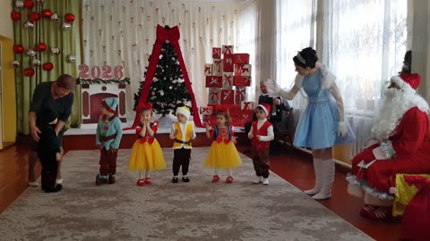 Grupa mică Grădinița de copii «Fluieraș» Concert Vine Anul Nou 1/2 Vancicăuți 24 decembrie 2025