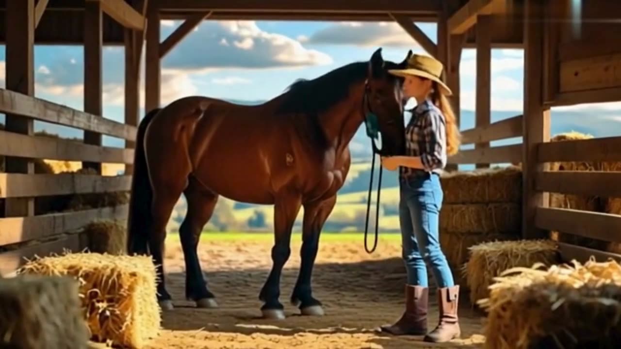 Life on the Farm: A 12-Year-Old Girl’s Magical Bond with Animals 🦆🐶🐴 | Heartwarming Story | Part1