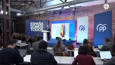 Feijóo: "El 2025 de este Gobierno transcurrirá entre los juzgados, Waterloo y quizás algo de Franco"