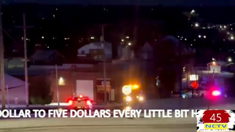 NCTV45 reporting telephone pole it on E. Washington St. approximately 7 AM January 22, 2026