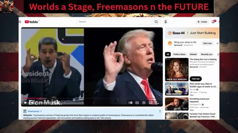 Worlds a Stage, Freemasons n the FUTURE