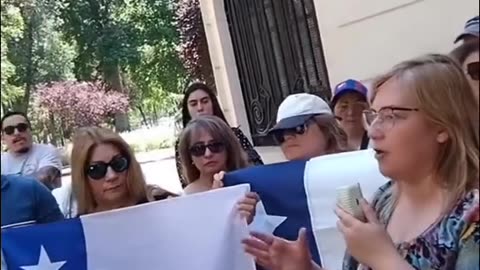 Fraude electoral Chile - Afectados protestan frente al SERVEL