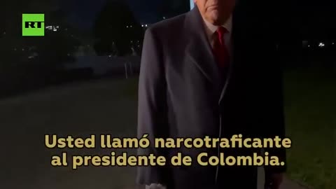 Donald Trump: "The president of Colombia is involved in drug trafficking.