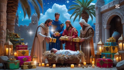 Three Wise Men, nativity scene, background music for the family