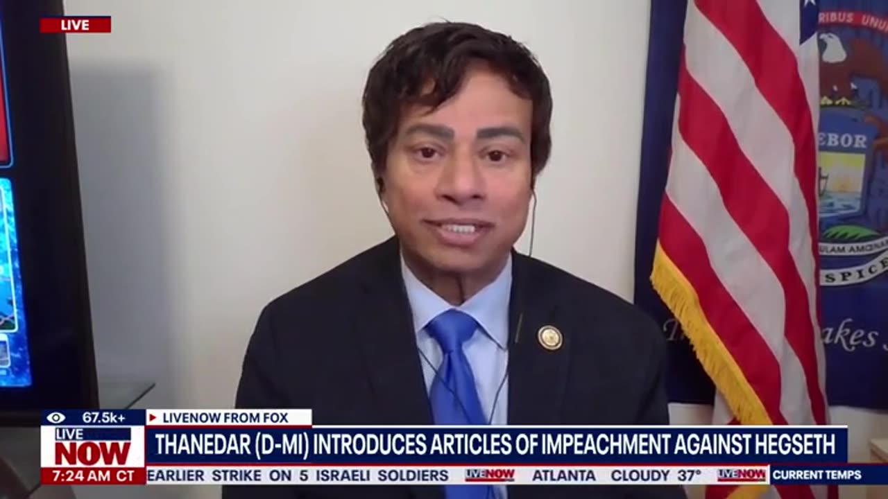 Dem Rep Whose Trump Impeachment Flopped Now Seeks To Impeach Hegseth