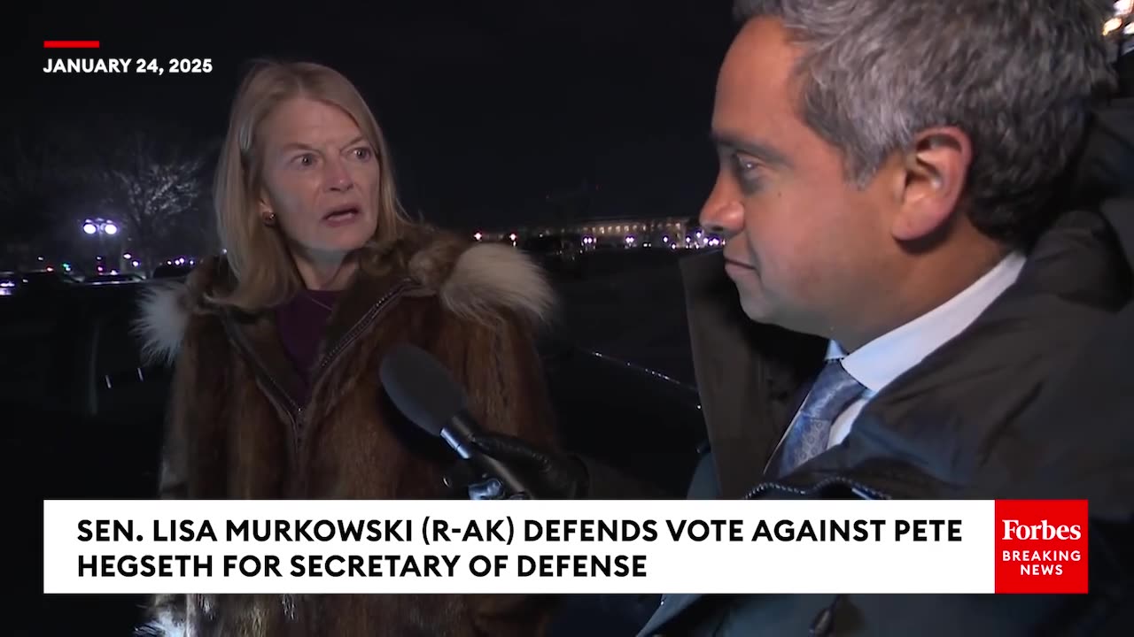 Lisa Murkowski defends her vote against Pete Hegseth by claiming she “did her homework.” 🧐