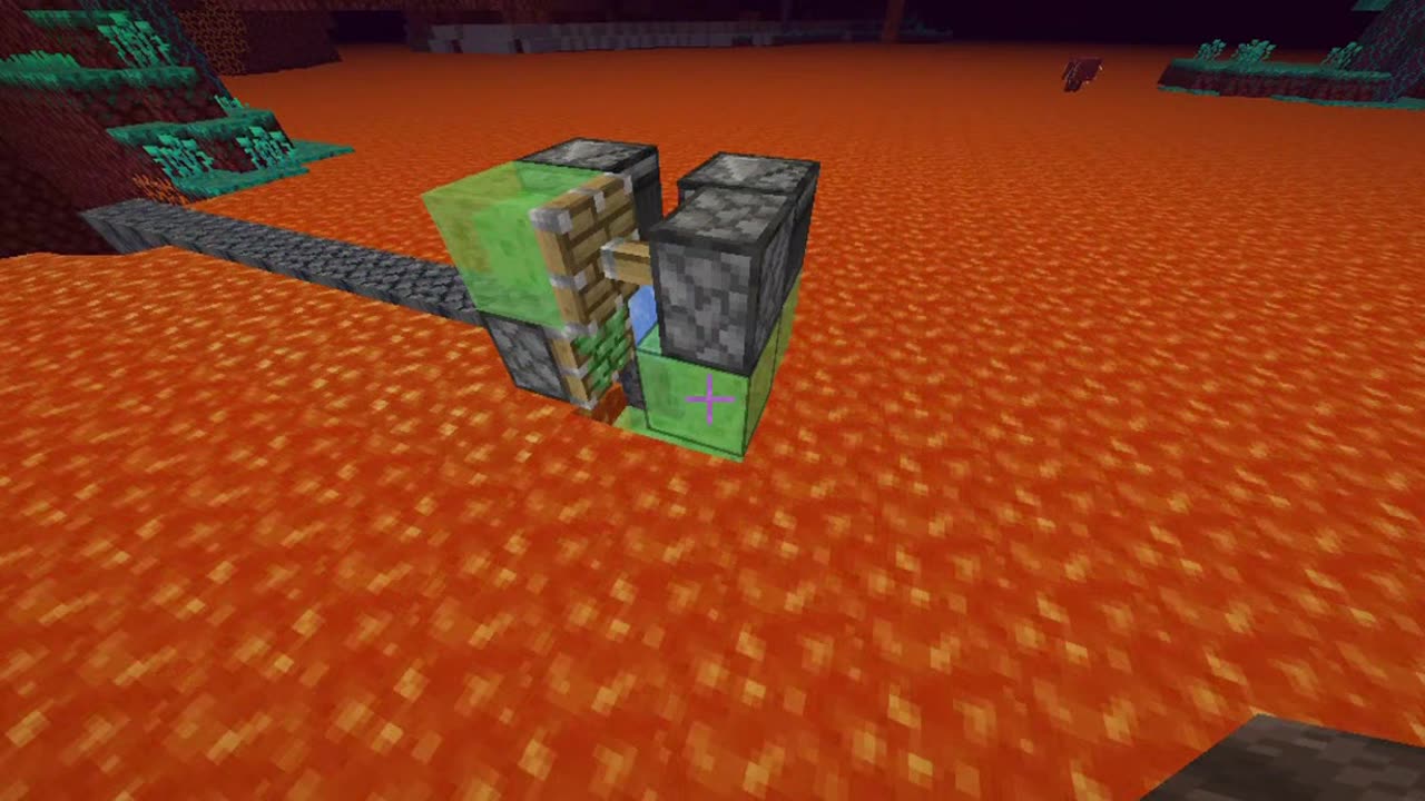 Minecraft Lava Bridge Tutorial