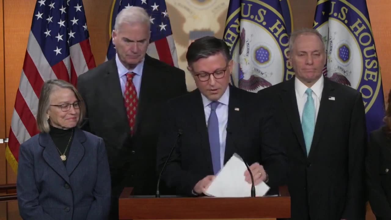 Speaker Johnson Delivers Remarks at House Leadership Press Conference