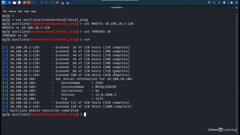 Metasploit L16 (03. How to use scanners)