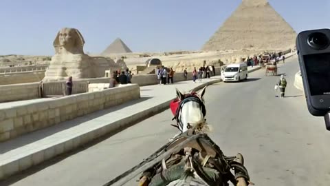 Passing Thru The Great Pyramids In Style: Giza, Egypt 🇪🇬