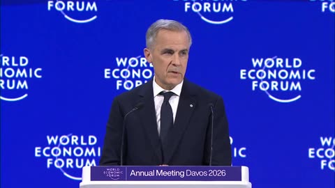 Breaking WEF Davos 2026 Carney PM Canada speech the End US Empire