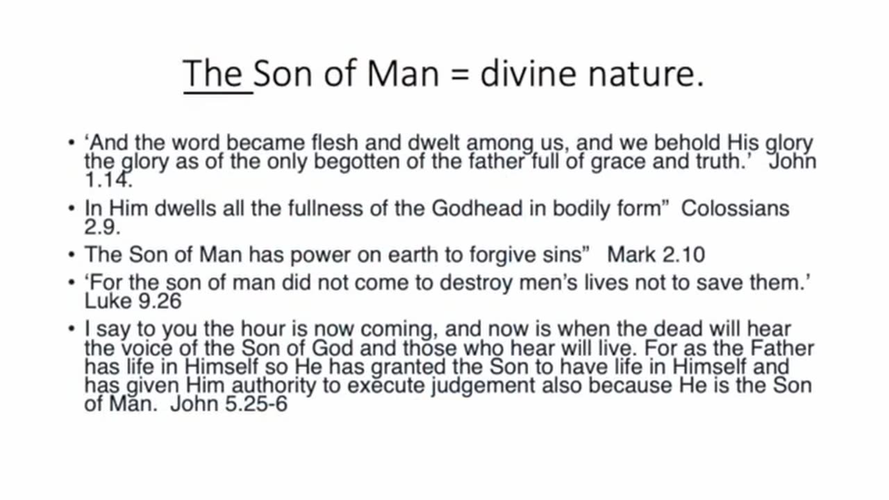 Jesus, THE Son of Man