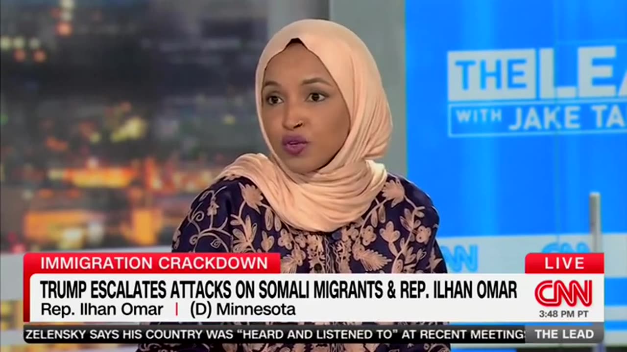 Ilhan Omar Says Immigration Crackdown Has Nothing to Do With Public Safety