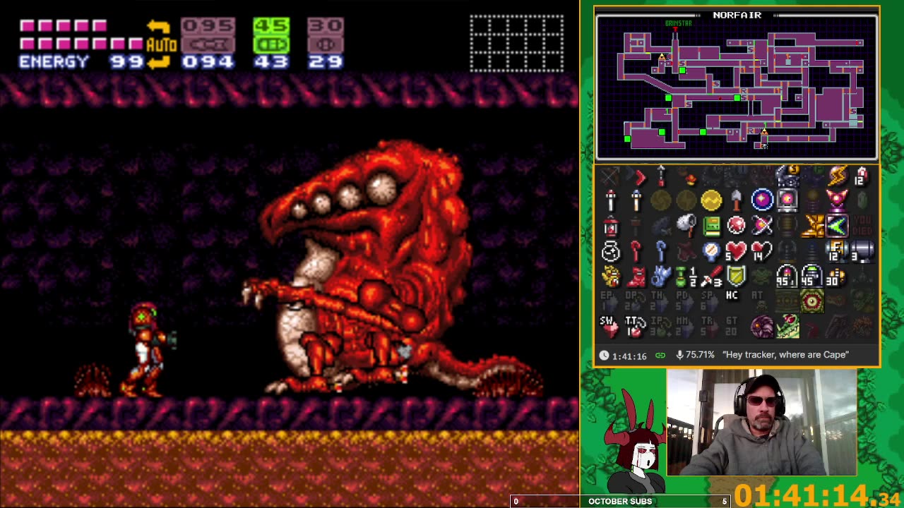 [Outdoors] Cas' SMZ3 Randomizer. No cheat glitches. 6x MSU shuffle. Sub 3.5hrs?? 57°F #GenX