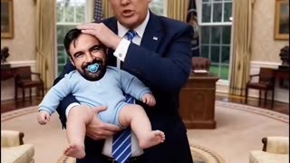 Politics - 2025 Humor AI Daddy Trump Schools Filthy Commie Mamdani Funny Doo Doo