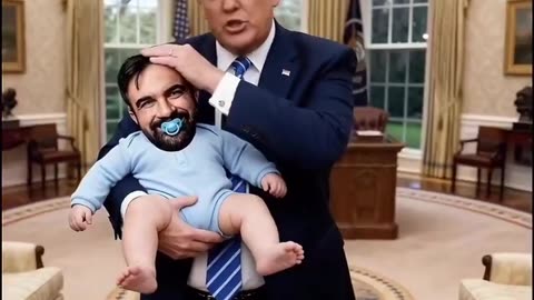 Politics - 2025 Humor AI Daddy Trump Schools Filthy Commie Mamdani Funny Doo Doo