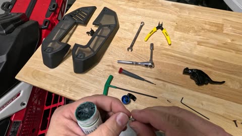 Ski Doo Heated Brake Lever Installation