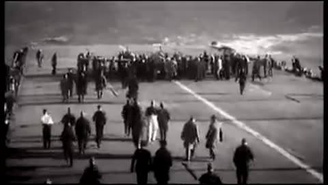 1945, Captain Eric Brown became the first pilot to land and take-off from aircraft carrier