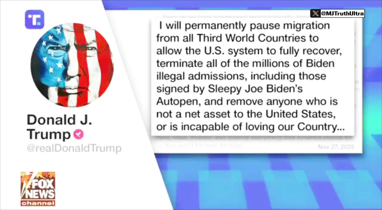 Trump PAUSES ALL Migration from 3rd world countries