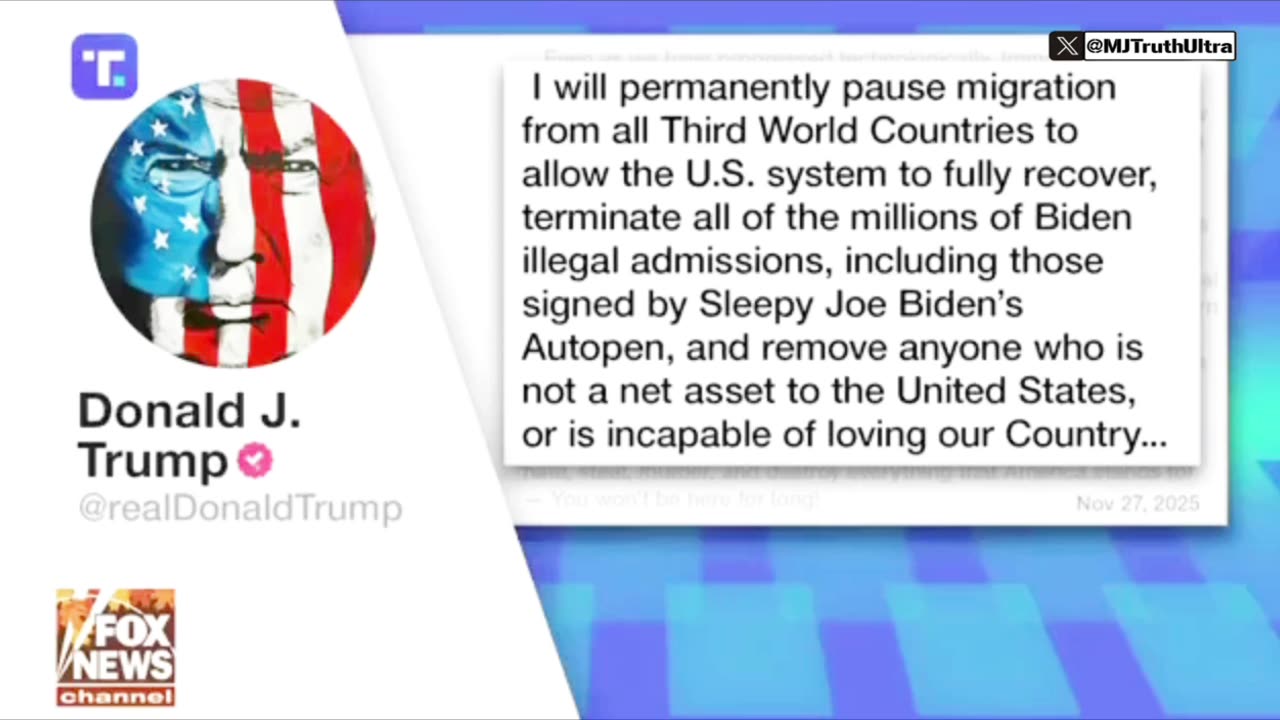 Trump PAUSES ALL Migration from 3rd world countries