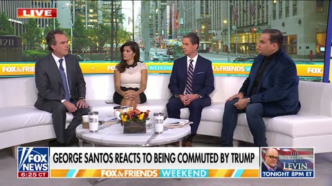 George Santos is OUT of prison and deeply thanks President Trump