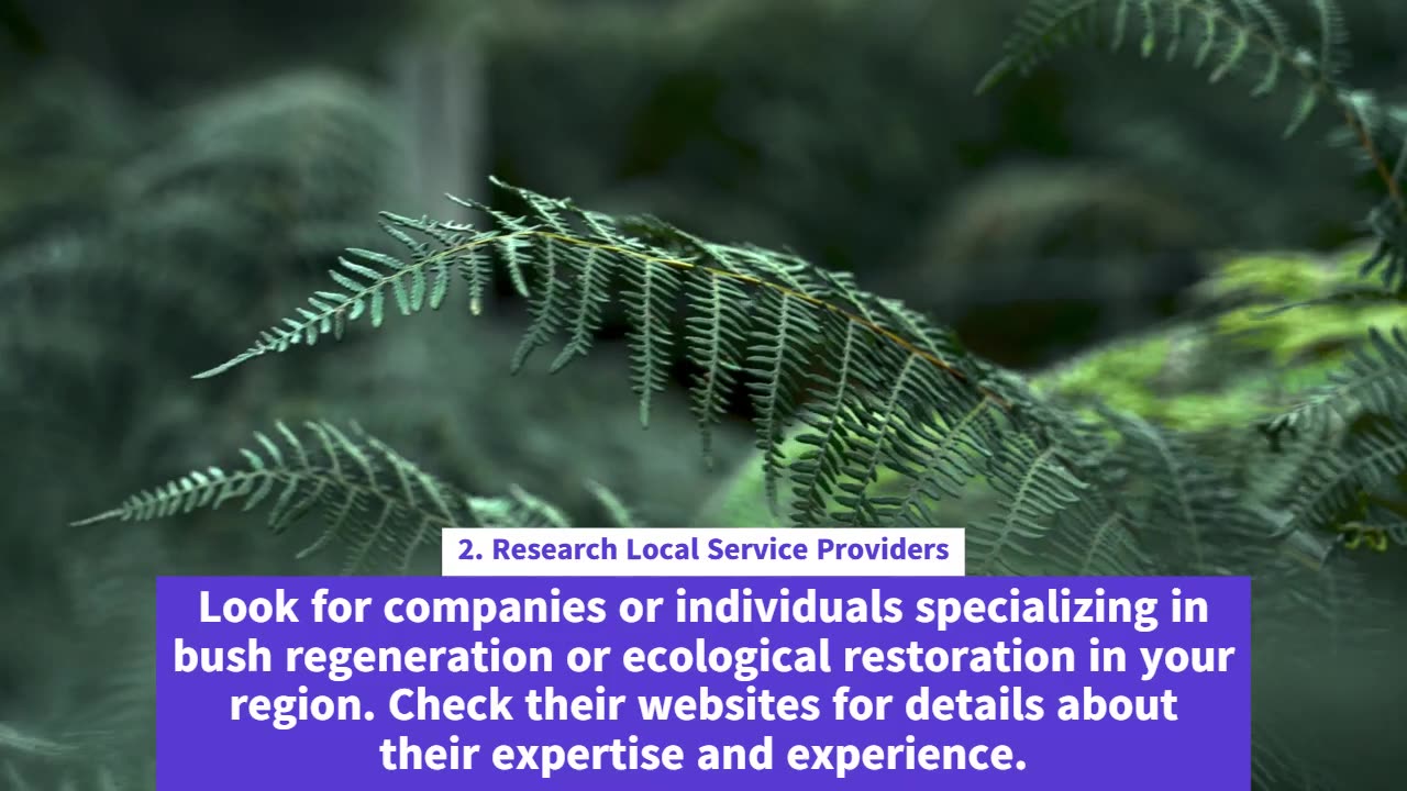 How to Find Bush Regeneration and Ecological Restoration Services
