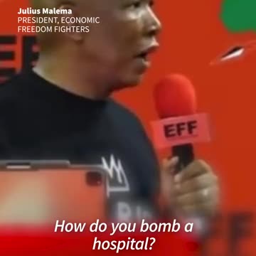 MALEMA: TAKE NETANYAHU TO THE HAGUE