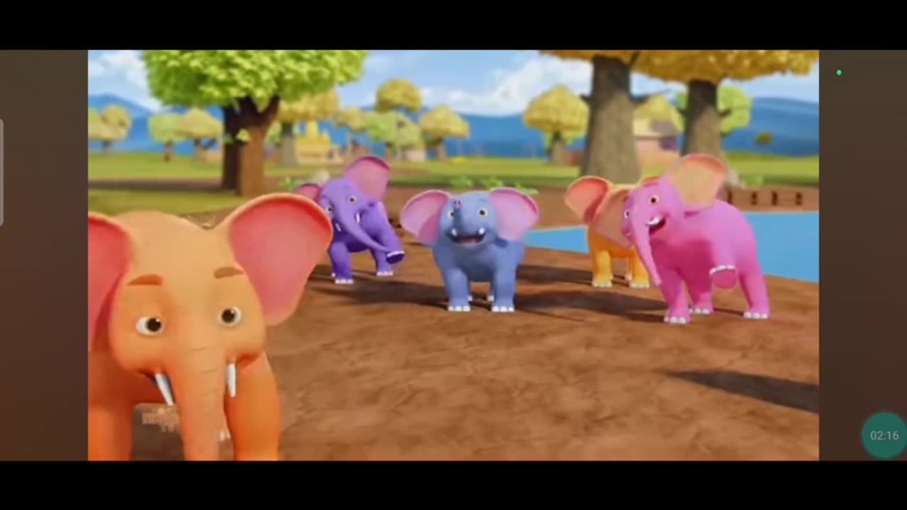 Ek Mota Hathi Khelne Gaya॥ एक मोटा हाथी ॥ Hindi Cartoon Song and Baby Videos