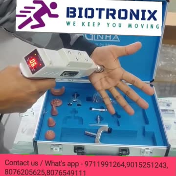 Chiropractic Gun Digital 750 N Spine Adjustor Correction Device