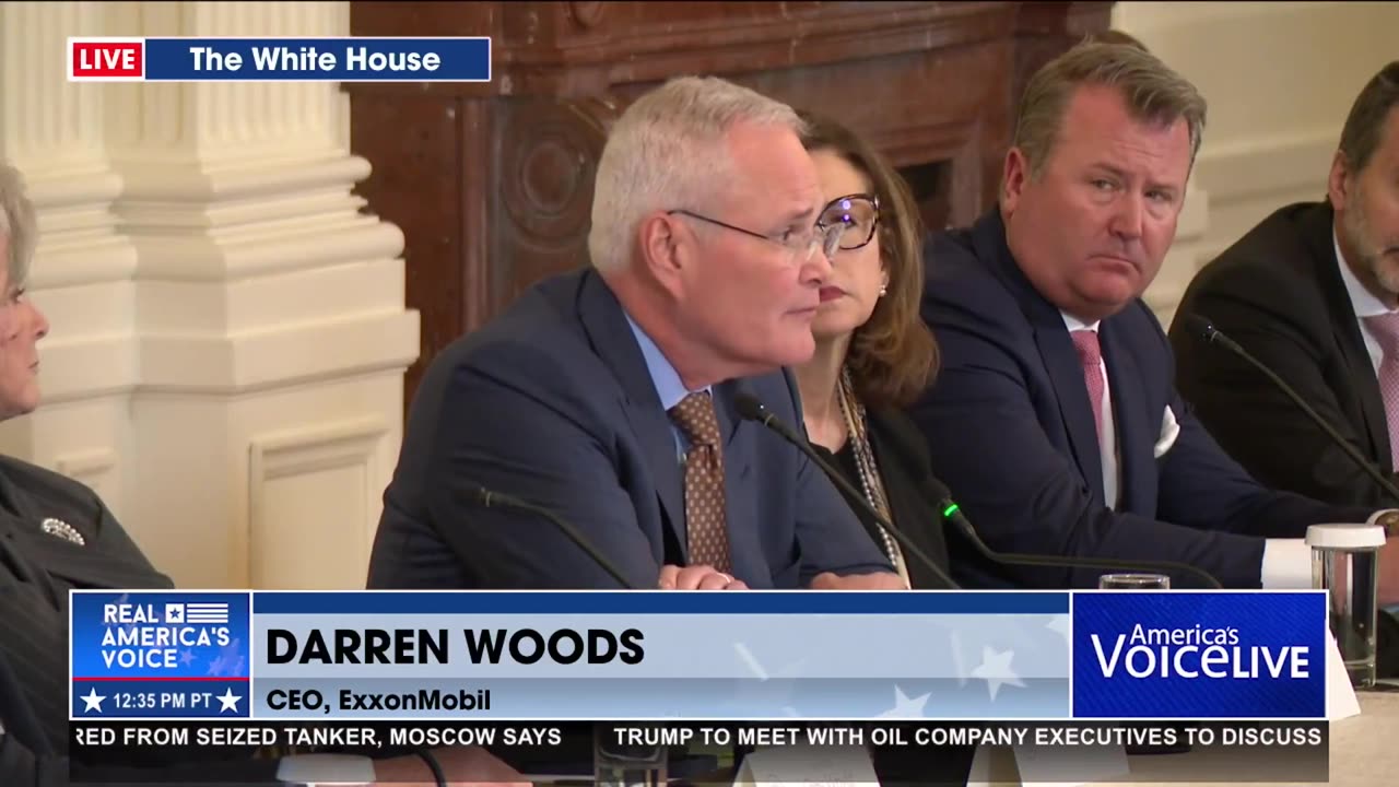 EXXONMOBIL CEO CONFIDENT IN POTUS