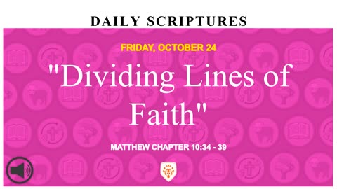 "Dividing Lines of Faith"