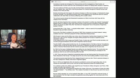 President Trump is tearing down the worldwide Nazi system with Gaza Peace and Argentina support.