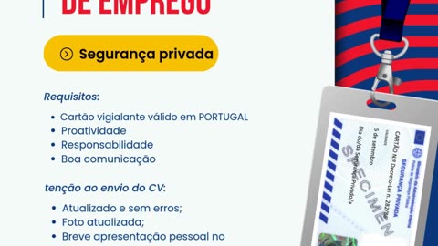Vagas Emprego Segurança Privada